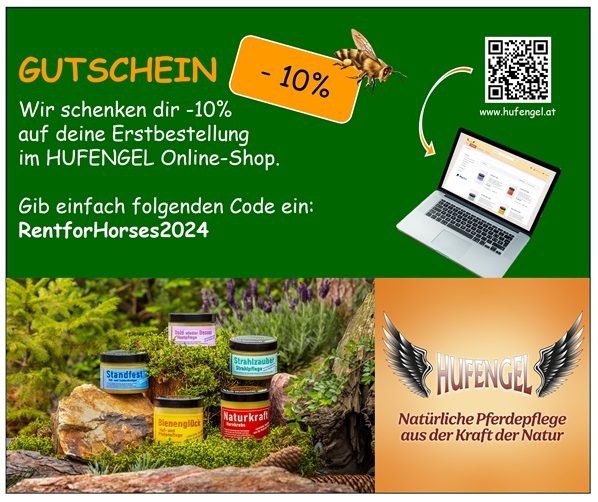 Hol Dir -10% auf deine erste Bestellung von Hufengel Naturprodukte